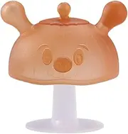 Brish Australia Mushroom Baby Teether | BPA-Free Silicone with Suction Base | Dual-Texture Design, Storage Case