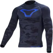 Macna Baselayer Functional Shirt, blue, Size 2XL 3XL for Men
