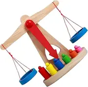 SOPOTUTU 1Set Balance Scale for Early Educational for Learning Balance Theory Creativity Imagination Interactive Teaching Supplies for Family Play for Preschoolers