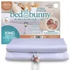 Locking Fitted Bed Sheet Stays On & Won’t Slip, Built-in Compression Cord Hug...
