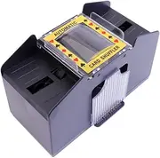 ifundom Electric Playing Cards Tool No Battery Needed for 4 Decks of Poker Size Cards Easy to Use for Board Games Poker