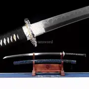 Japanese Katana T10 Steel Clay Tempered Real Hamon Samurai Sword Sharpfor Battle