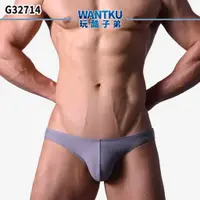 在飛比找蝦皮商城優惠-【WANTKU 玩酷子弟】羅紋彈性棉低腰三角褲 男內褲｜G3