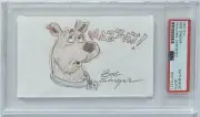 Scooby Doo Original Drawing Sketch Signed Drawn Bob Singer PSA DNA COA Wazzat!