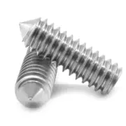 #4-40 x 3/16" Coarse Socket Set Screw Cone Pt Stainless Steel 18-8