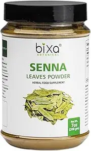 bixa BOTANICAL Senna Leaves Powder(Cassia Angustifolia), Natural Herbal Laxative, Ayurvedic Herbal Supplement To Support Digestive Function, Removes Unwanted Materials & Clear The Blockages 200G(7 Oz)