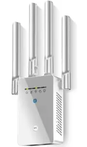 2025 Best WiFi Extender Signal Booster - 6X Faster Internet Extender WiFi Boo...