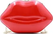[LoveWLC] Lip Purse Women Lip-Shaped Lip Crossbody Bag
