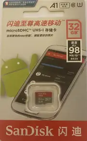 SanDisk Ultra 32GB Class 10 microSDHC UHS-I