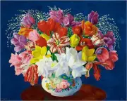 Bouquet of Tulips Accent Tile Mural Kitchen Bathroom Wall Backsplash Ceramic