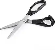 Scissors for Office School Supplies, Pinking Shears Scissors, Round Pinking, Stainless Steel for Dressmaking (3mm)