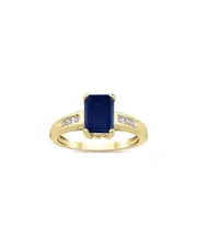 Gem Spark 14K 2.25 ct. tw. Diamond & Sapphire Ring