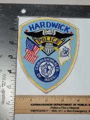 D 5b police patch Massachusetts Hardwick