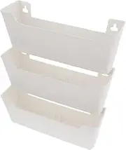 Parliky Wall-Mounted File Storage Box Modern Design Mail Organizer Office Organizer Plastic Rack for Files
