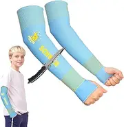 [Schwer] ANSI A6 Cut Resistant Arm Sleeves for Kids, Arm Compression Sleeves for Kids
