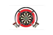 Target Darts OMNI Tex Titan Dart Board, Red Surround, + Darts