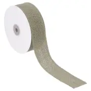 1.5" Wide 10 Yards Burlap Fabric Ribbon Jute Crafts Roll Wrapping Tan