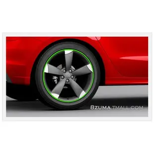 汽車鋼圈貼反光條輪胎貼紙輪轂反光貼紙輪胎蓋貼車用輪圈貼條貼紙