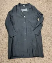 $1080 New ANNETTE GORTZ Silk LINEN Cotton Walli Jacket WOMEN'S SMALL DE 36 Black