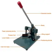 All Metal Heavy Duty Manual Corner Rounder Cutting Machine With Paper Pressure