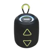 Laser Mini Portable Bluetooth Speaker with Dynamic Light Display (Black)