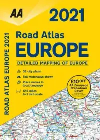 在飛比找博客來優惠-Road Atlas Europe 2021