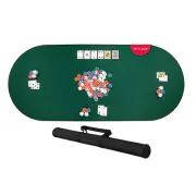 Feltectors Board Game Mahjong Neoprene Mat Card Table Cover 73x31.5" -Green