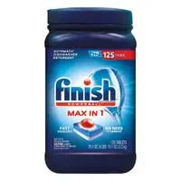 在飛比找蝦皮商城優惠-Finish Max In 1 洗碗錠洗碗機清潔錠125顆家