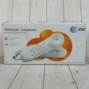 AT&T 205 TRIMLINE Home/Work Telephone White - Wall Mountable New In Box