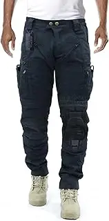 Men's Airsoft Wargame Tactical Pants with Knee Protection System & Air Circulation System