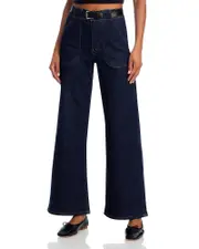 Frame High Rise Modern Pocket Jeans in Rinse