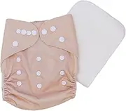 Luvme Pandas Bamboo Cloth Nappy and Insert, Barley