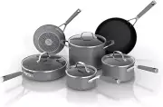 Pots and Pans Set Non Stick | Comfort Grip 10-Piece Cookware Set with Neverstick