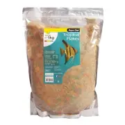 Aqua One Tropical Flakes 1kg Aquarium Fish Tank Bulk Flake Food