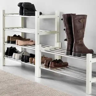 【花花小妹】IKEA宜家TJUSIG圖西格家用鞋櫃收納雙層簡易家用鞋架子門口
