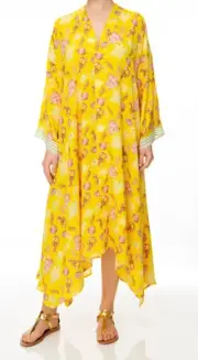 Ivielle Ocean yellow Kafftan Dress Size 1 (34-38) *001A