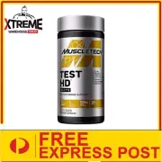 MUSCLETECH TEST HD ELITE 120 CAPS // TESTOSTERONE EXPRESS AUST L 355276