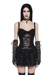 [Dolls Kill] Online Audience Mini Dress (Fairfax)