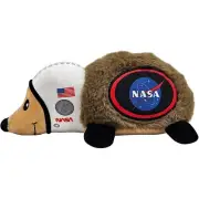 Pets First NASA Plush Hedgehog Toy for Dogs & Cats Soft Chew Toy with Squeaker