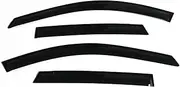 dsfik for Mazda CX5 CX-5 Black Side Windows Door Visor Wind Shields Car Protector Wind Deflectors 2012 2013 2014 2015 2016