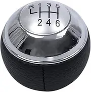 IOIUSKKU Car Gear Shift Knob Stylish Replacing Manual Automotive Shifter Accessories Replacement for Mini Copper R52 R53, Silver, 6 Gear