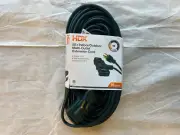 HDX 50 ft. Triple Outlet Indoor/Outdoor Extension Cord - Green