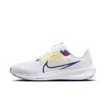 NIKE AIR ZOOM PEGASUS 40 男 慢跑鞋 白紫彩色-DV3853105