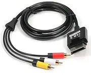 Childhood 1.8M Audio Video AV RCA Video Composite Cable Cord For Xbox 360 Slim