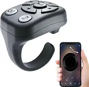 Remote Control Page Turner Ring - Presentation Clicker, Wireless Page Turner | Scrolling Button Ring Fingertip Wireless E-Reader Controller, Camera Selfie Button E-Book Page Turner for Travel Sports