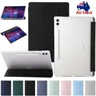 For Samsung Galaxy Tab S9 Plus S8 Ultra Shockproof Folio Stand Case Clear Cover