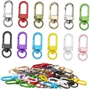 Colorful Metal Lobster Claw Clasps Swivel Lanyards Trigger Snap Hooks Strap