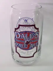Can Shaped Beer Pint Glass ~ OSKAR BLUES Dale's Pale Ale ~ American Outlaws