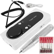 Nail Polisher Nail Drill Rechargeable Nail File Professional Electric Nail File Manicure Salon Equipment Nail Polish Machine Electric Nail Machine White Electronic Components