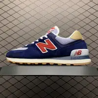 在飛比找Yahoo!奇摩拍賣優惠-New Balance 深藍紅 休閒運動 慢跑鞋 ML574